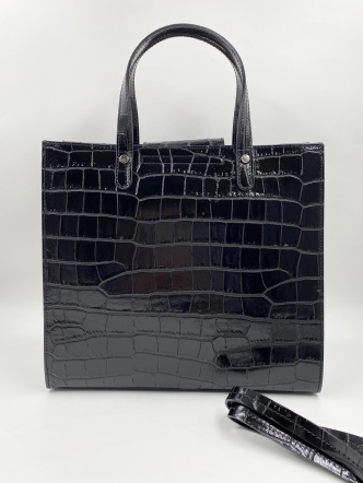 Сумка 0148 Черный (кроко-кожа) (275)